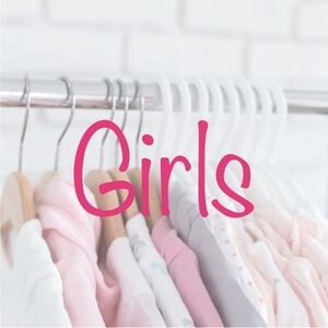 Girls' Pink and White Clothing Set